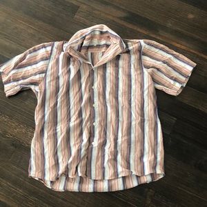 Vintage Western Short Sleeve Button Up